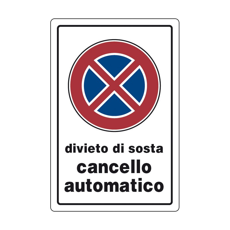 TARGA SEGNALETICA DIVIETO...