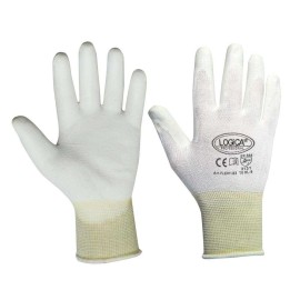 GUANTI NYLON BIANCO POLSO...